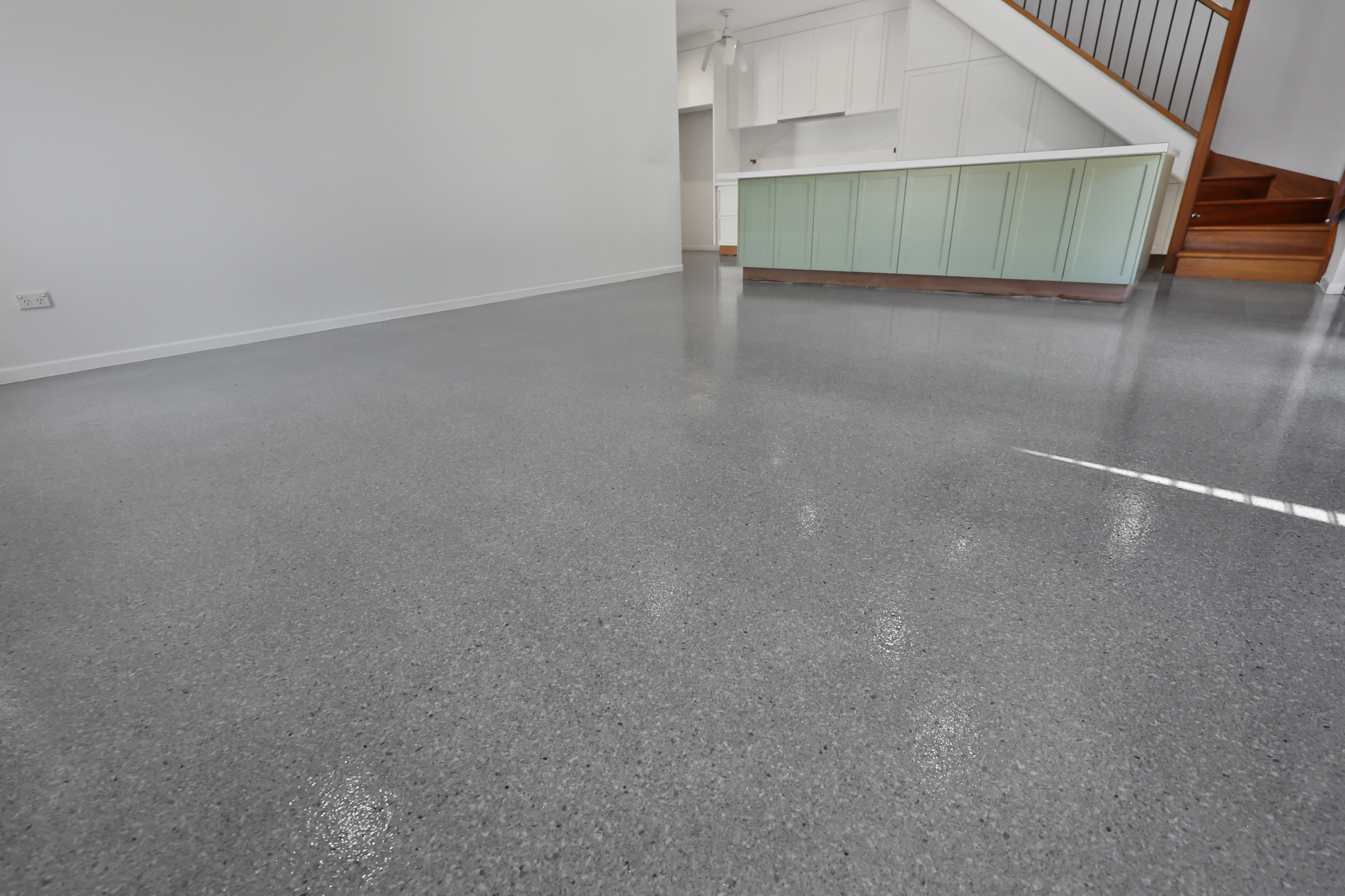 After epoxy coating