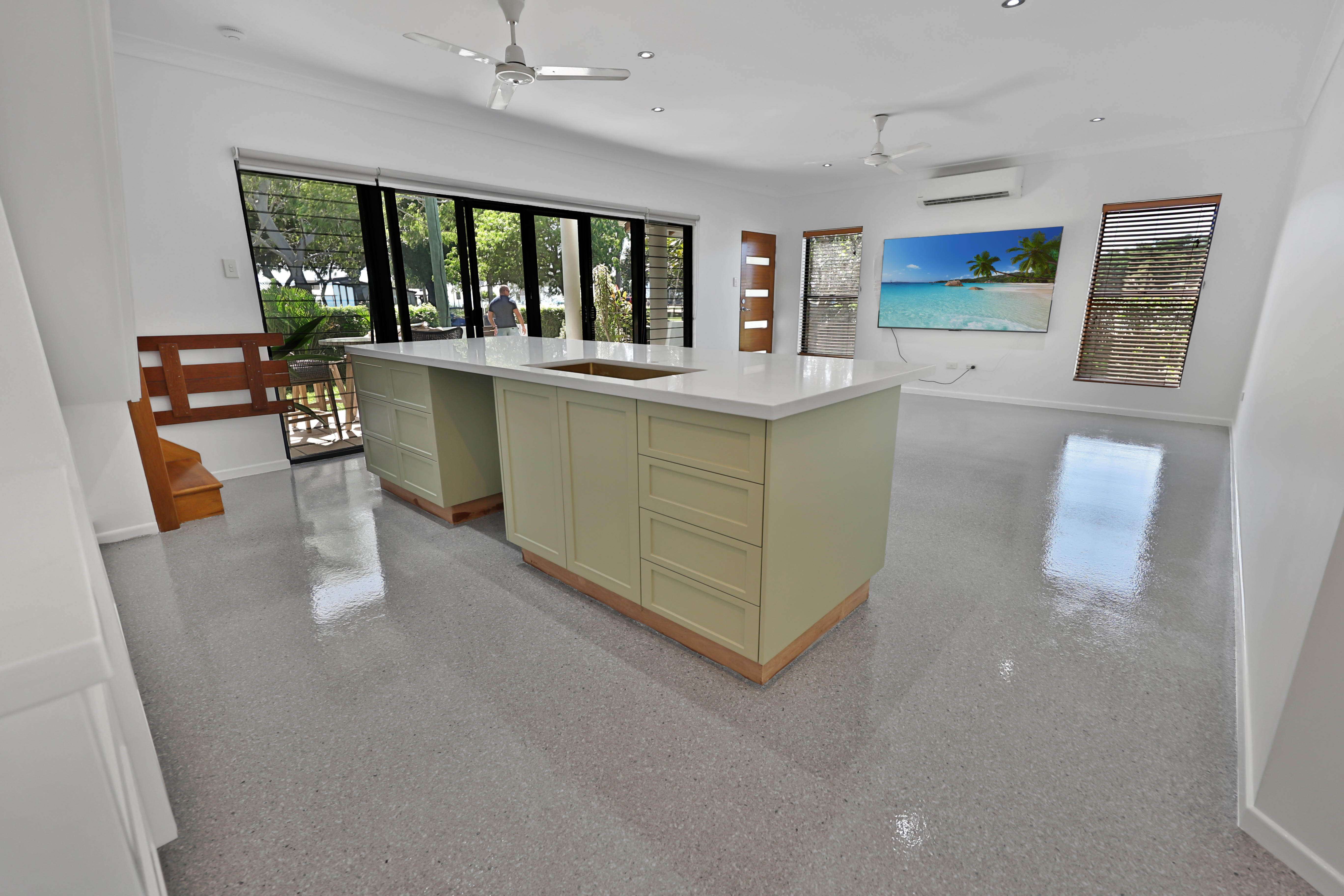 After epoxy coating