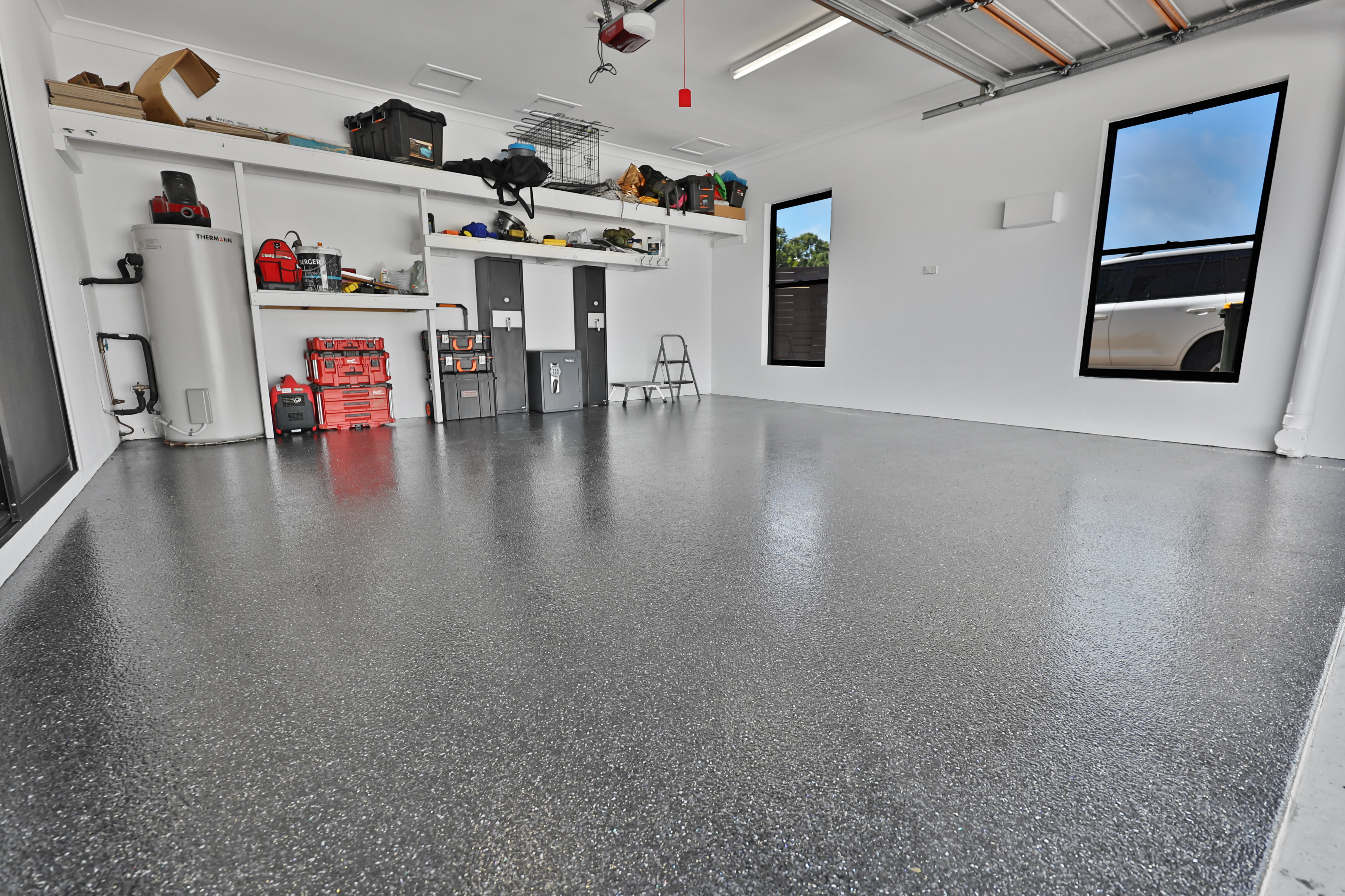 Epoxy floor coating