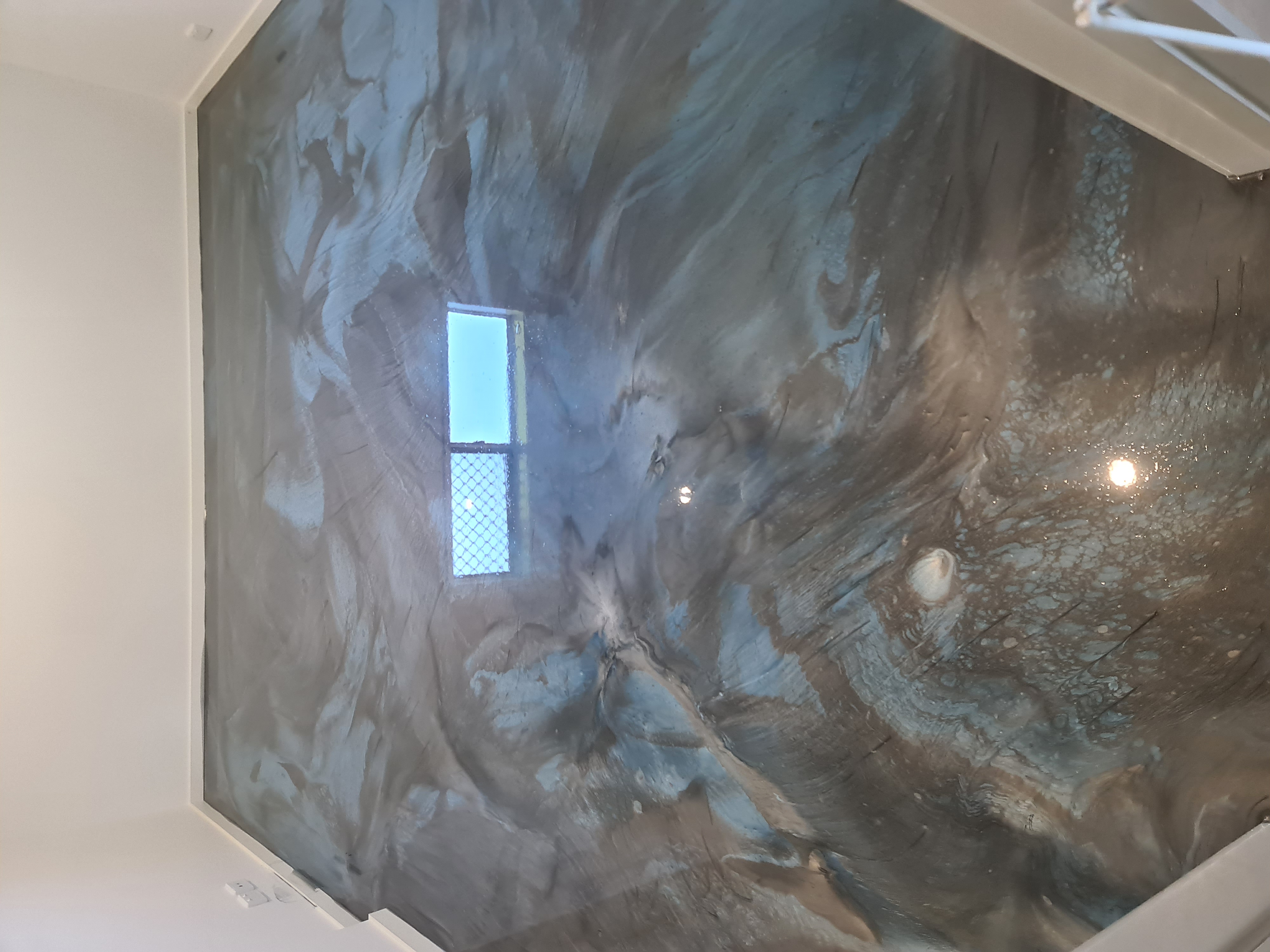 Epoxy floor coating